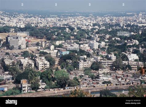 Aerial View Pune City Pune Maharashtra India Stock Photo Alamy