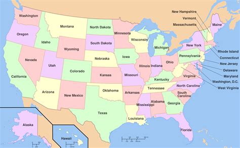 The united states of america is one of nearly 200 countries illustrated on our blue ocean laminated map of the world. map of usa - Free Large Images