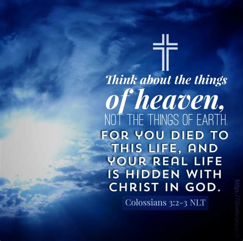Things Of Heaven I Live For Jesus