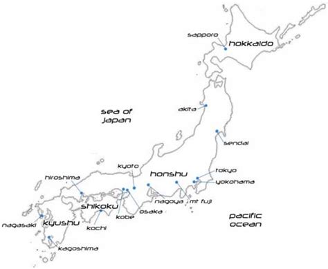 If you want to publish a leaflet or various other material on a website, make certain that they are allowed to have this. Simple Map of Japan | Mykp.co.uk