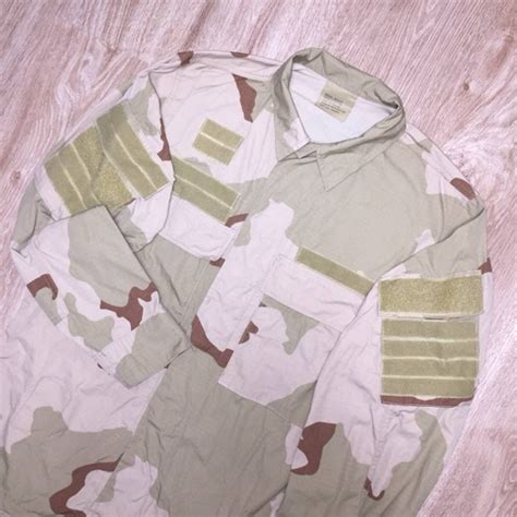 Military Us Army Raid Bdu Desert Combat Uniform Jacket M Dcu Woodland