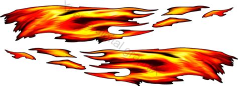 Fire Flames Auto Decals Truck Flame Graphics Car Decals Flames
