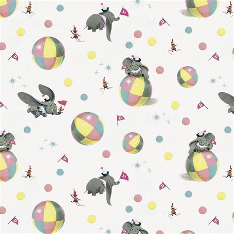 Disney Vintage Dumbo Fabric By The Yard In 2020 Disney Fabric Fabric
