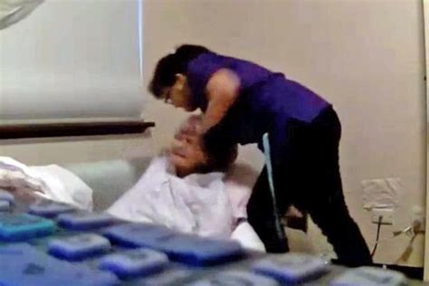 Carers Caught Holding Down Dementia Patients Head And Putting Pillow