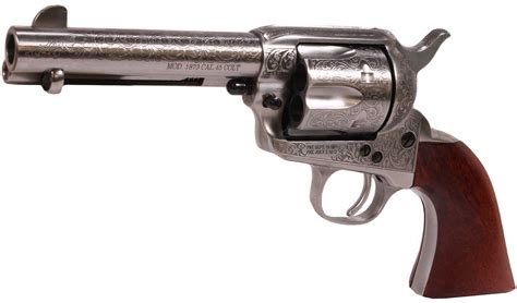 Taylor Uberti 1873 Cattleman Floral Engraved Revolver 45 Colt 475