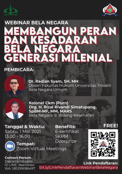 Webinar Bela Negara Dengan Tema Membangun Peran Dan Kesadaran Bela