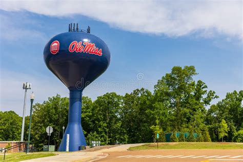 university of mississippi ole miss water tower in oxford ms editorial stock image image of
