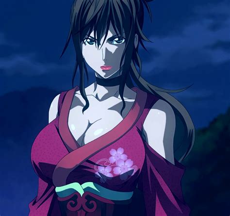 hattori kiriko fuuun ishin dai shogun highres stitched third party edit 10s 1girl breasts