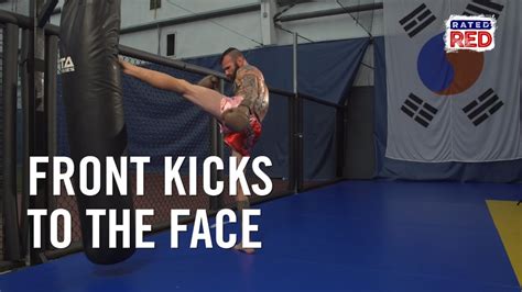 Mma Breakdown Front Kicks To The Face Youtube