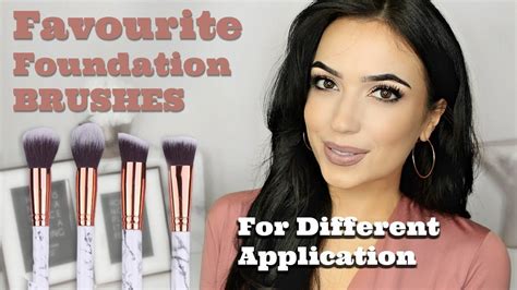 Top 5 Foundation Brushes For All Foundation Types Youtube