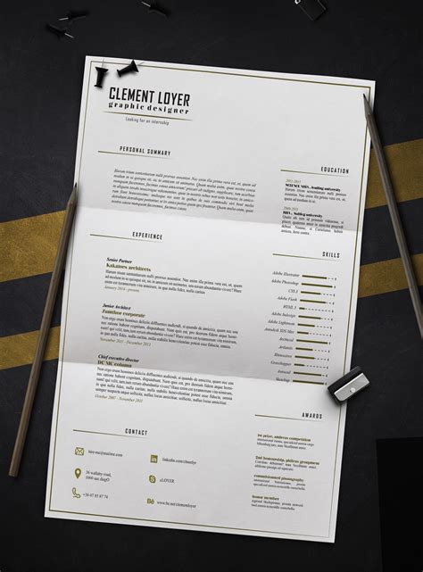 2015 Resume Template Collection On Behance