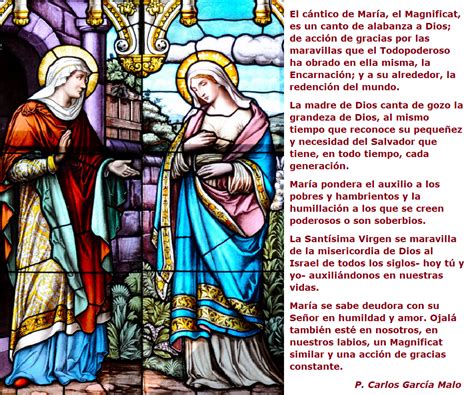 Camino Católico La Virgen María En El Magnificat Se Maravilla De La