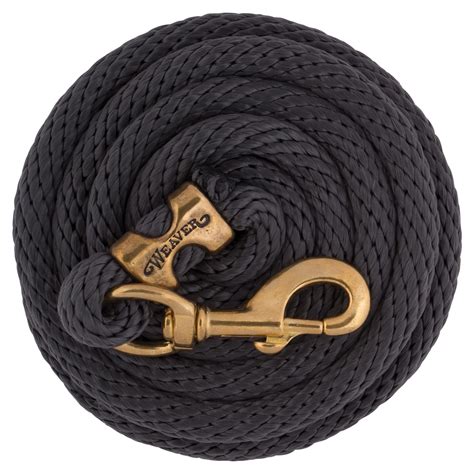 Weaver Poly Lead Rope With Solid Brass Snap Schneiders Saddlery