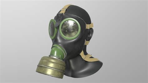 Gm38 Gas Mask Download Free 3d Model By Rustyneuron F4cc196 Sketchfab