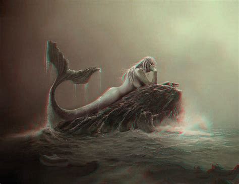 Lonely Mermaid 3 D Conversion By Mvramsey On Deviantart