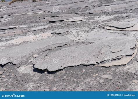 A Barren Lava Field Resembling A Black Sand Desert Weathered Volcanic