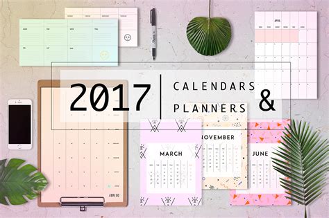 Planners And 2017 Calendars On Behance