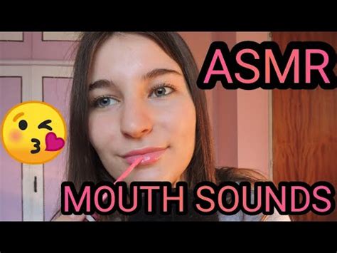 ASMR MOUTH SOUNDS CON LIP GLOSS MUY RELAJANTE YouTube