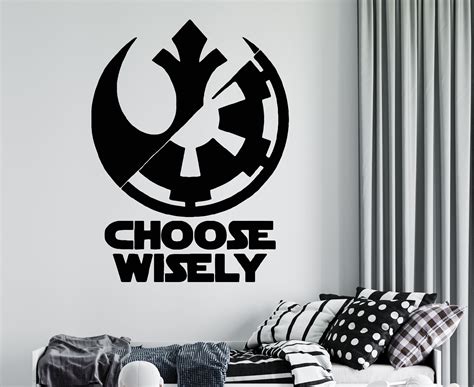 Star Wars Wall Decal Star Wars Wall Sticker Death Star Etsy