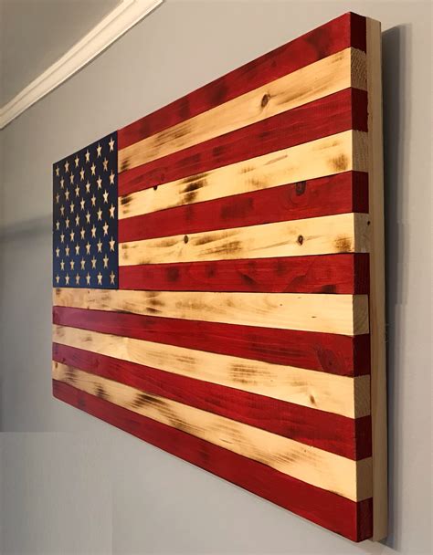 56 Best Photos Wood American Flag Wall Decor Wooden American Flag