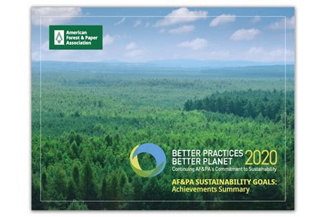 Afandpa Releases Sustainability Progress Report American Forest And Paper Association