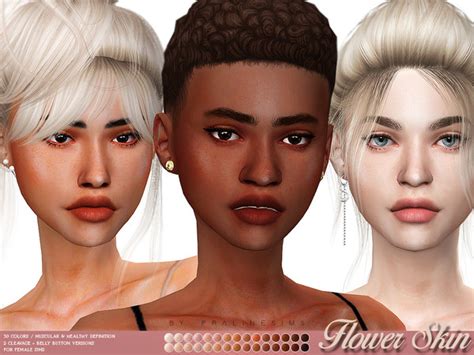 Flower Skin Female By Pralinesims At Tsr Sims 4 Updates