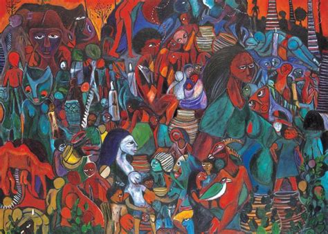 7 Poemas Moçambicanos Ilustrados Por Obras De Malangatana