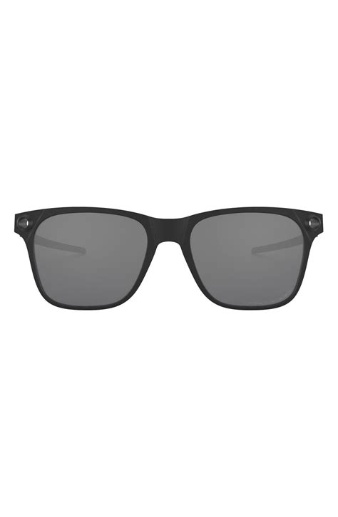 Oakley Apparition 55mm Polarized Square Sunglasses Black Editorialist