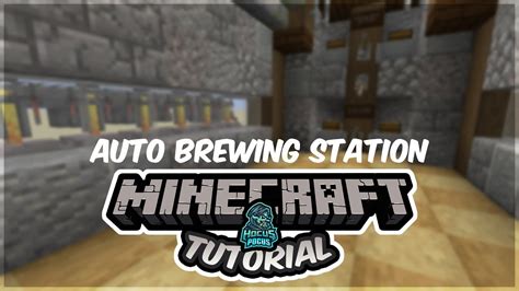 Minecraft 114 Automatic Brewing Station Tutorial Youtube