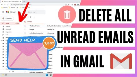 How To Delete All Unread Emails In Gmail At Once 2022 Free Up Space