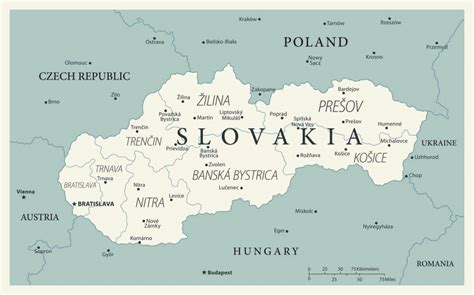 cartográfía de eslovaquia mapas políticos y físicos regiones ciudades