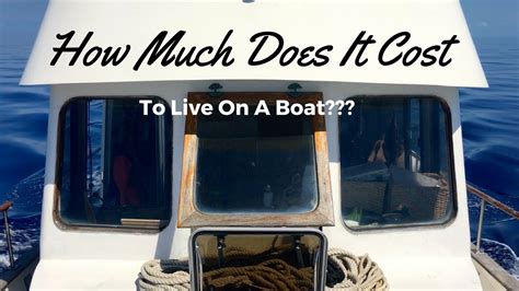 That seems like a big price jump over the aluminum version, but the stainless. How Much Does It Cost To Live On A Boat??? - YouTube