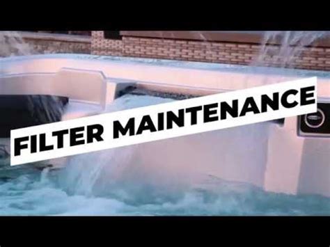 How To Clean A Hot Tub Filter Artesian Spas Youtube