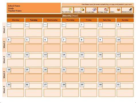 Free Printable Blank Study Plannercalendar Template In Pdf Word Excel