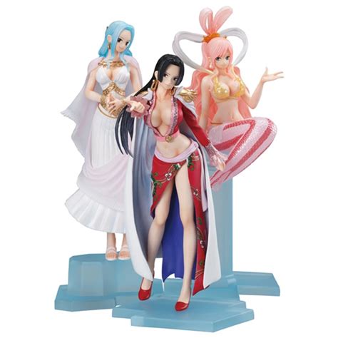 Cm Anime One Piece Figure Boa Hancock Vivi Shirahoshi Sexy Toys Styleing Girls Collection POP