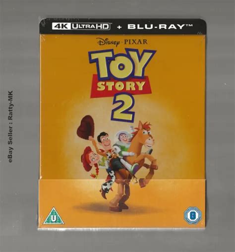 Disney Pixars Toy Story 2 Uk Exclusive 4k Uhd Blu Ray Steelbook
