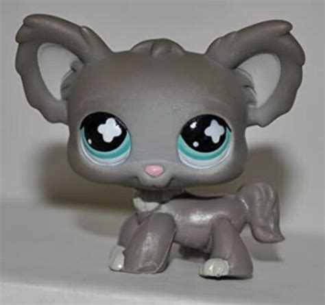 Hasbro Littlest Pet Shop Lps 836 Grey Chihuahua Figure Toy Ebay