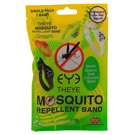 Buy Theye Mosquito Adjustable Repellent Band Green Online In The Uae