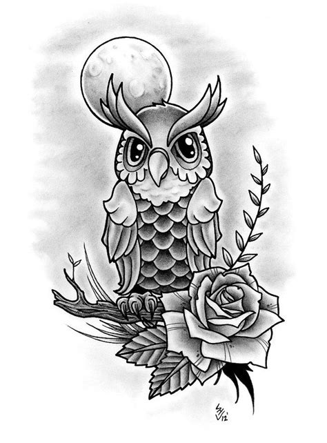 Owl Design By Hamdoggz On Deviantart Tattoo Design Drawings Owl