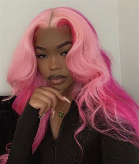 Savage Barbe Pink Hair Front Lace Wigs Human Hair Hair Styles