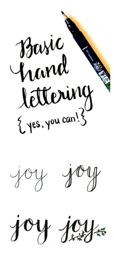 Basic Hand Lettering Joy Hand Lettering Tutorial Basic Hand