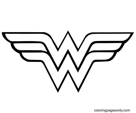 Wonder Woman Coloring Pages Free Printable Coloring Pages