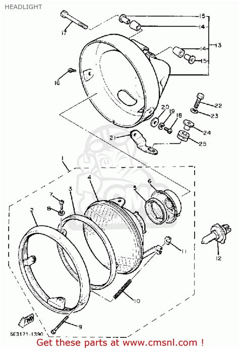We can easily read books on the mobile, tablets and kindle, etc. Yamaha Xv750 Virago 1982 (c) Usa Headlight - schematic partsfiche