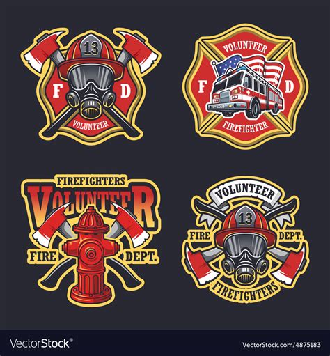 Firefighter Emblem Clip Art