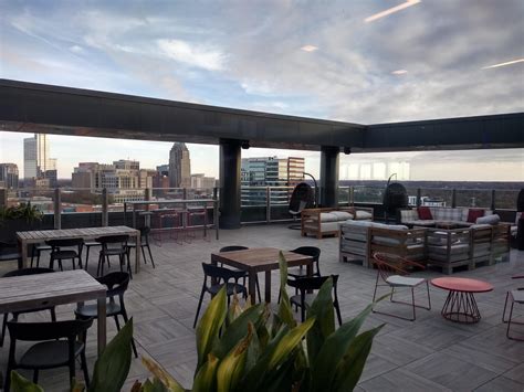 Rooftop Dining Options In Durham Reserving Space For About 25 People