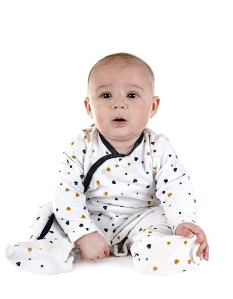 Four Month Boy Playing And Learning In Preschool Stock Image Image Of