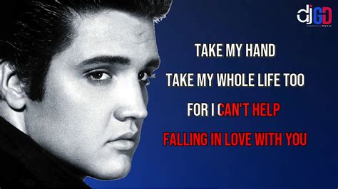 Can T Help Falling In Love Elvis Presley Karaoke YouTube