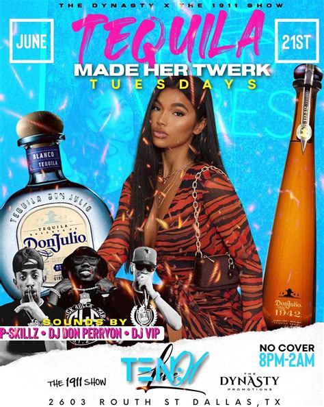 Tequila Made Her Twerk Tuesdays At Ten01live 2603 Routh St Dallas