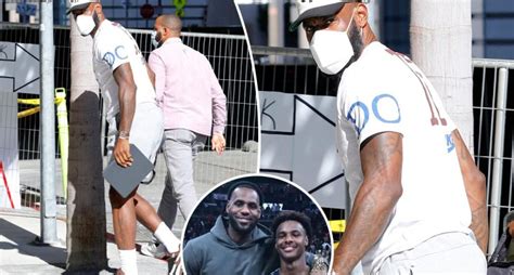 Lebron James Seen For The First Time Arriving At Hospital After Son