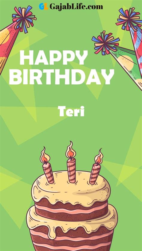 Write Name Teri On Happy Birthday Cake And Send On Whatsapp Pics